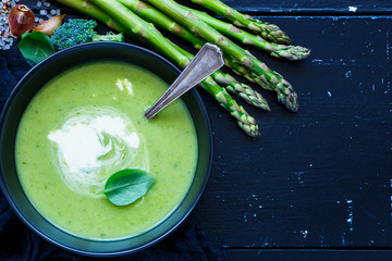 Green vegetable soup