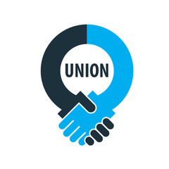 vector logo handshake