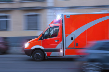 speeding ambulance