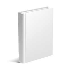 Empty White Book Template