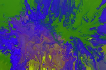 Fototapeta na wymiar Abstract oil painting background. Colorful digital illustration.