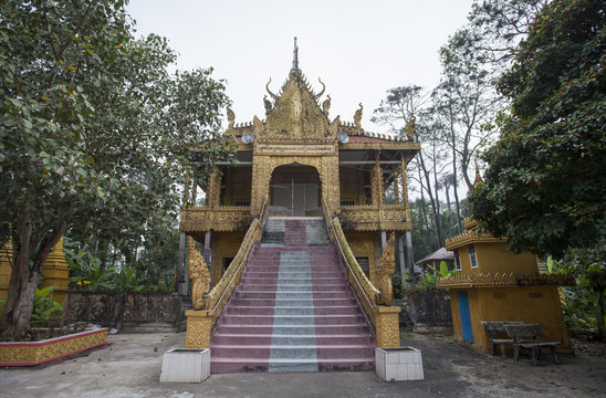 The temple in Vietnam