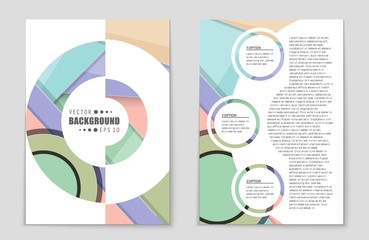Abstract vector layout background set. For art template design, list, front page, mockup brochure theme style, banner, idea, cover, booklet, print, flyer, book, blank, card, ad, sign, sheet,, a4.