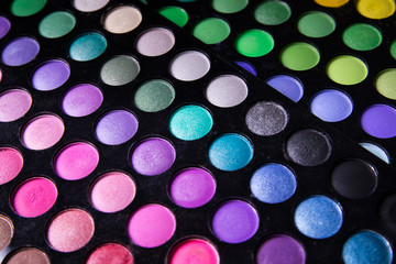 Eyeshadow palette for makeup