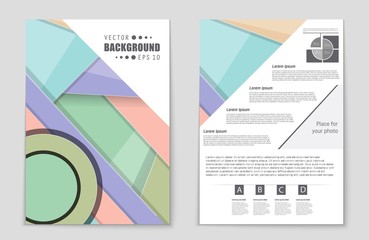 Abstract vector layout background set. For art template design, list, front page, mockup brochure theme style, banner, idea, cover, booklet, print, flyer, book, blank, card, ad, sign, sheet,, a4.