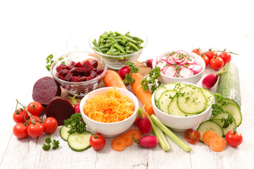 assorted vegetable salad