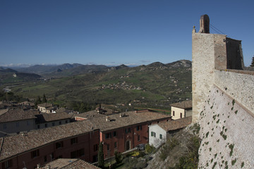 Obraz premium Verucchio, Valmarecchia, Rimini, Emilia Romagna