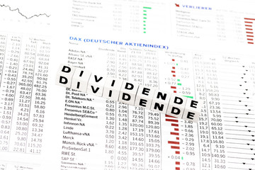 Obraz premium Dividende