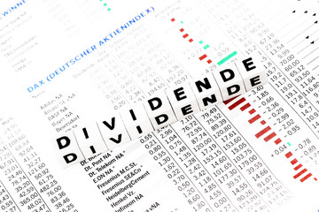 Obraz premium Dywidenda