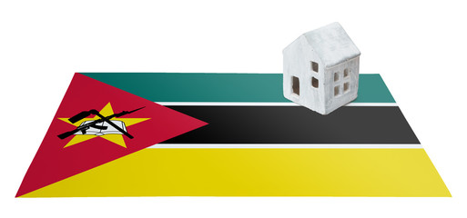 Small house on a flag - Mozambique