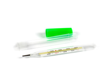 Thermometer isolated on white background