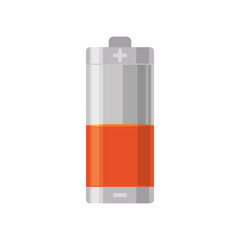 Electric battery rechargeable vector illustration graphic design