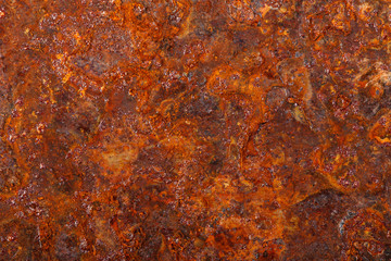 Old rusty metal sheet background