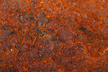 Old rusty metal sheet background
