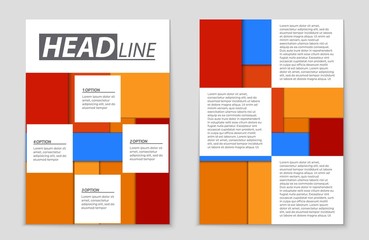 Abstract vector layout background set. For art template design, list, front page, mockup brochure theme style, banner, idea, cover, booklet, print, flyer, book, blank, card, ad, sign, sheet,, a4.