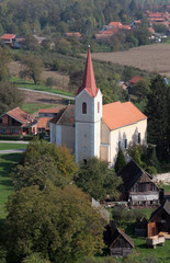 Parish Church of Saint Martin in Scitarjevo, Croatia on October 10, 2007.