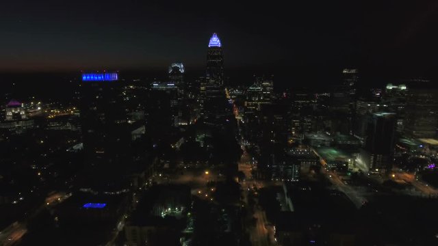 Aerial North Carolina Charlotte September 2016 4K