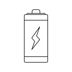 Electric battery rechargeable vector illustration graphic design