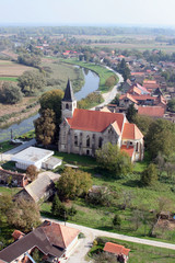 Parish Church of Saint Peter in Velesevec, Croatia.