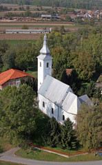 Fototapeta na wymiar Parish Church of Saint Martin in Martinska Ves, Croatia.