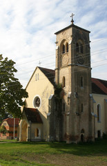 Fototapeta na wymiar Parish Church of Saint Anthony of Padua in Bukevje, Croatia 