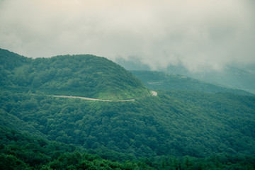 Beautiful mountain road