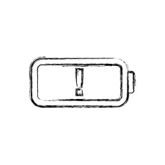Eletric battery rechargeable vector illustration graphic design