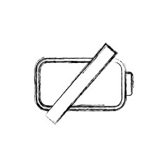 Eletric battery rechargeable vector illustration graphic design