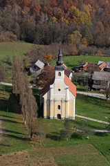 Fototapeta premium Parish Church of Saint Martha in Sisinec, Croatia.