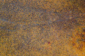 Rust on an old sheet of metal texture