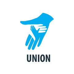 Fototapeta premium vector logo handshake