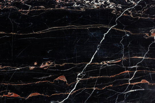 Black And Gold Marble Texture