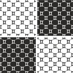 Zodiac Sign Gemini Freehand Seamless Pattern Set