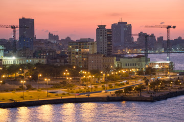Fototapeta premium Sunset in Havana