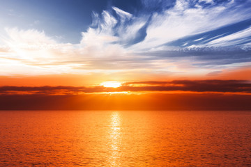 Obraz premium sonnenuntergang
