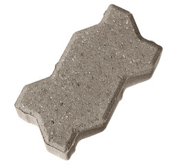 One concrete stone for paving.