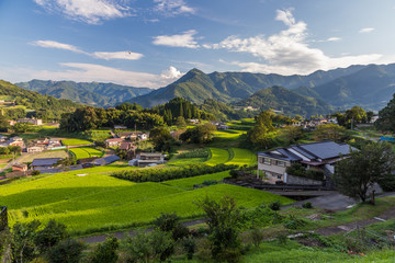 Agriculture village in Takachiho, Miyazaki, Kyushu.