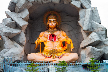 Sculpture of Hindu God Hanuman