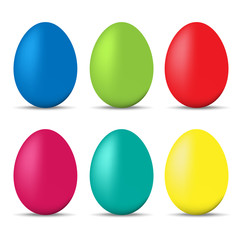 Easter eggs. vector icons