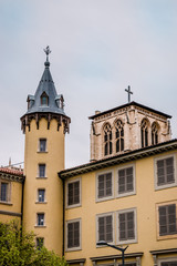 Obraz premium Le quartier de Saint-Jean dans le Vieux Lyon
