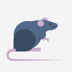 Rat day illustration