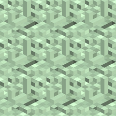  Isometric composition from square, rectangle.