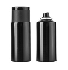 Blank black spray can