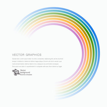 Rainbow Arc #Vector Graphics
