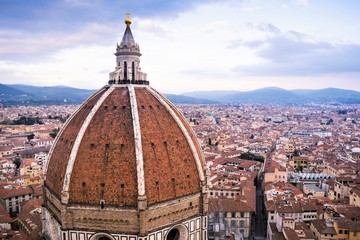 Fototapeta na wymiar Panorama di Firenze