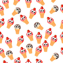 illustration of ice cream