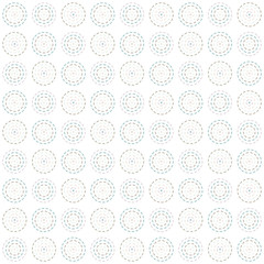 vector seamless pattern circles, simple geographic shapes