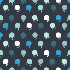 pattern of the stain with a drop