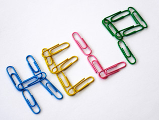 Colorful paper clips