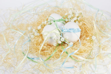 Decorated easter eggs